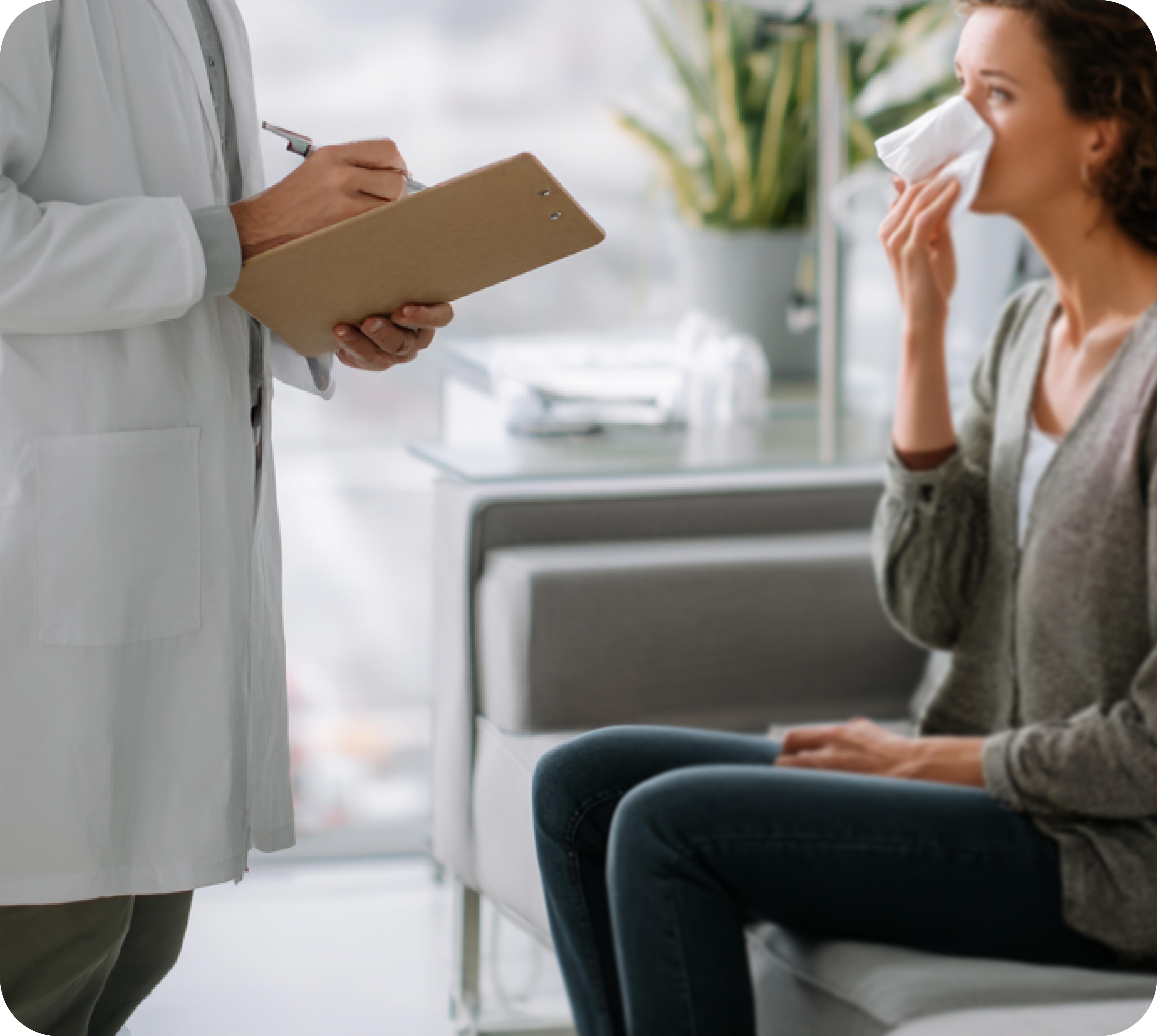 Осмотр у аллерголога