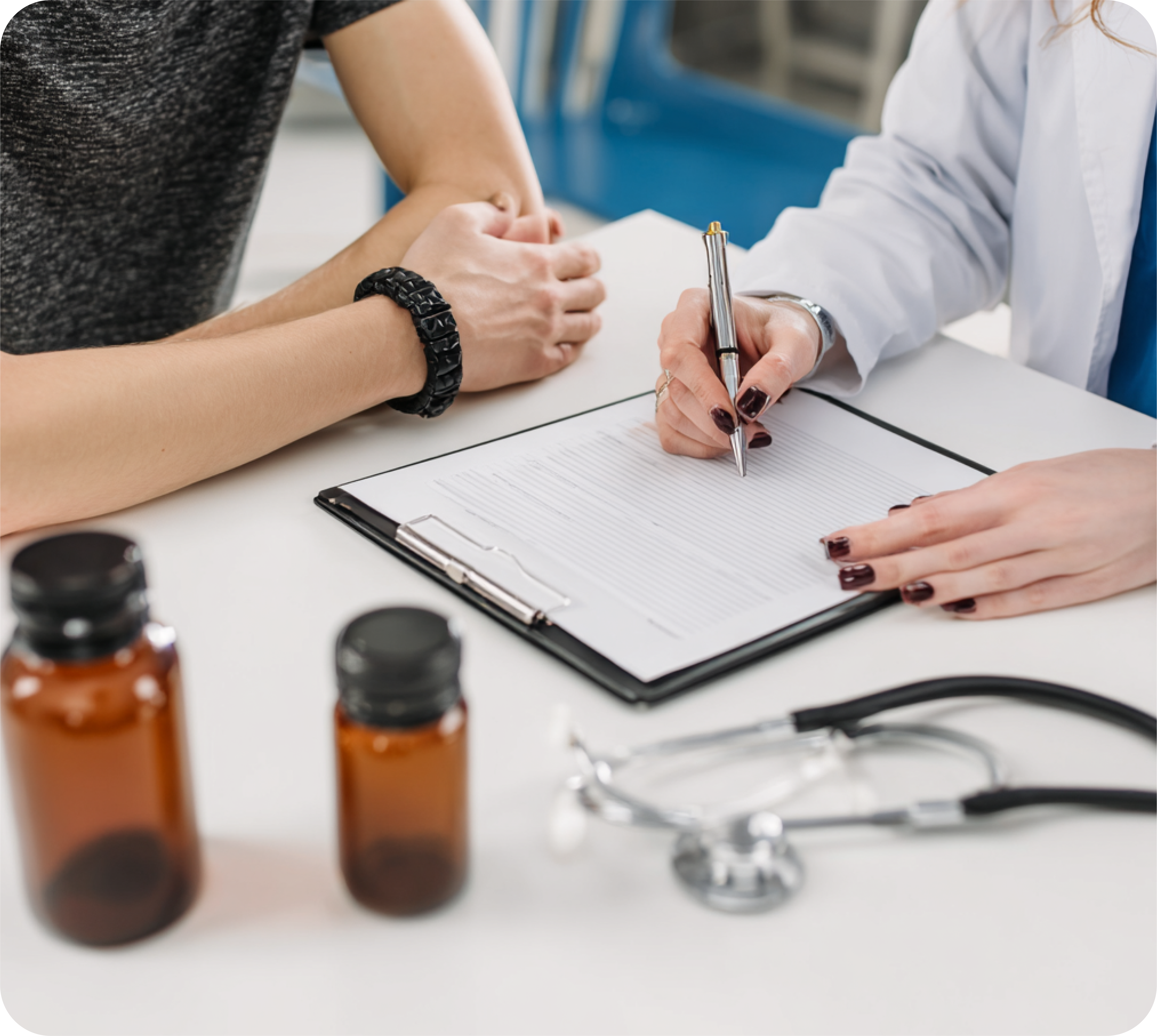 Осмотр у терапевта